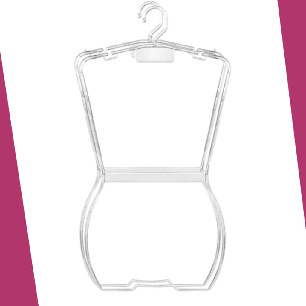 Cabide silhueta plus em acrílico ideal para lojas guarda roupas araras e expositor 02 unidades