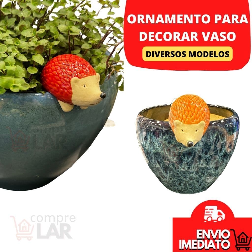 Decoração Vaso Jardim Ornamento Decorativo Para Vaso Flores