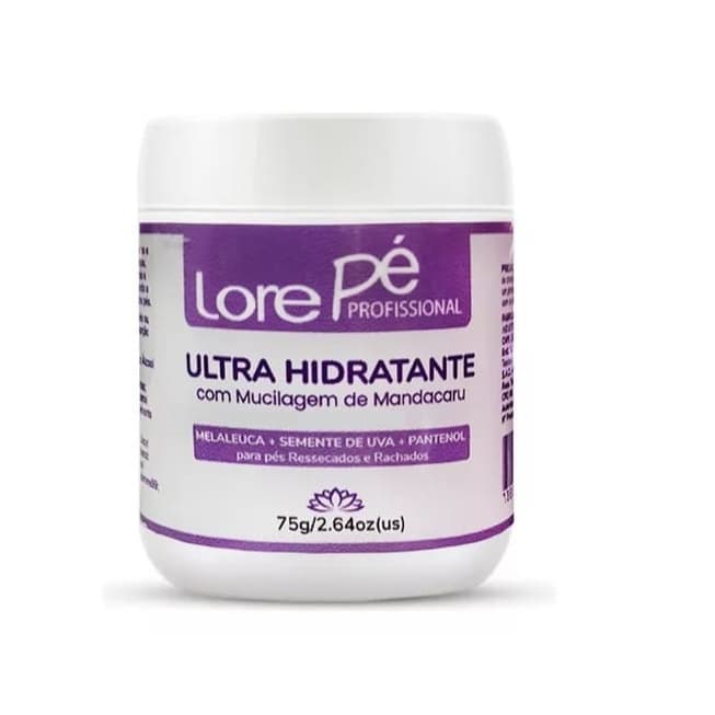 Lore Pé Ultra  Hidratante Pés Ressecados Com Mucilagem De Mandacaru 75g