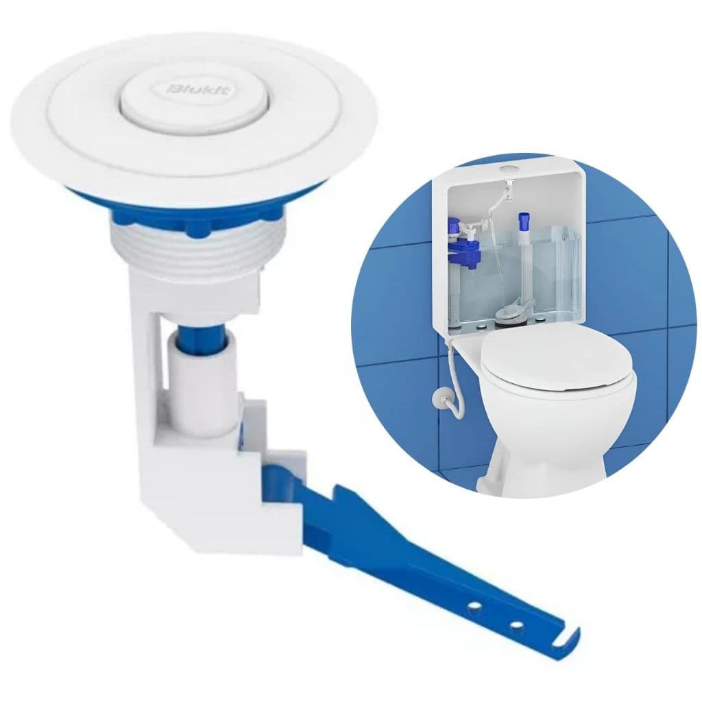 Botão Para Caixa Acoplada Acionador Superior Blukit CORES