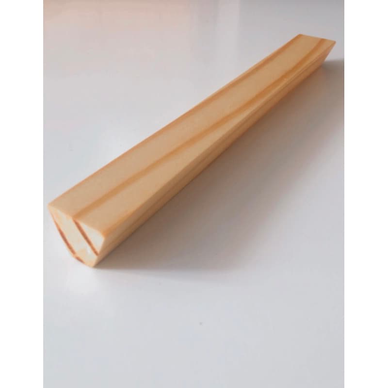 kit 2 Puxadores 130mm de furo a furo trapezio pinus