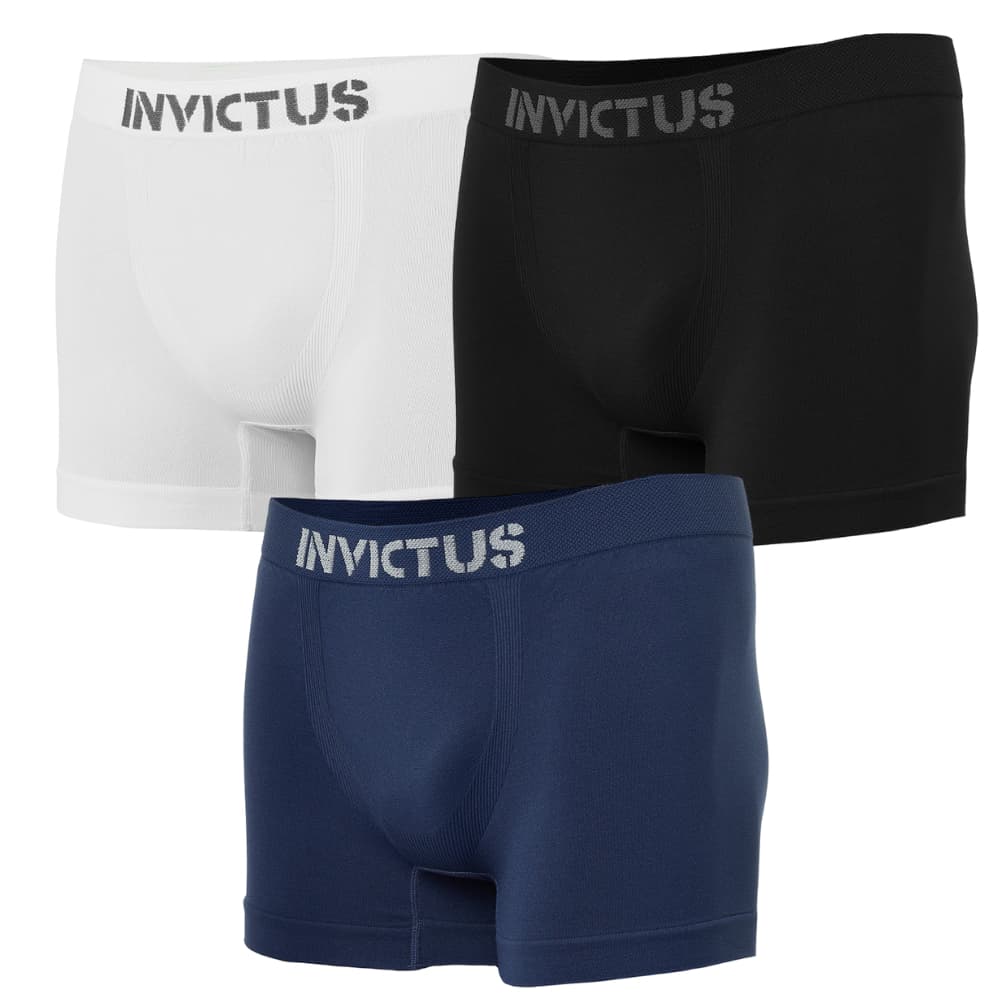 Cueca Boxer Seamless Sem Costura Invictus - Tratamento antibacteriano, Tecnologia Dry, Conforto, Tecido respirável