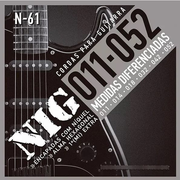 Encordoamento P/ Guitarra NIG N61 .011/52