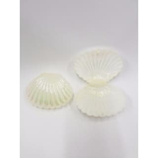 Lembrancinha Concha De Acrílico Transparente/perolado Com 12uni