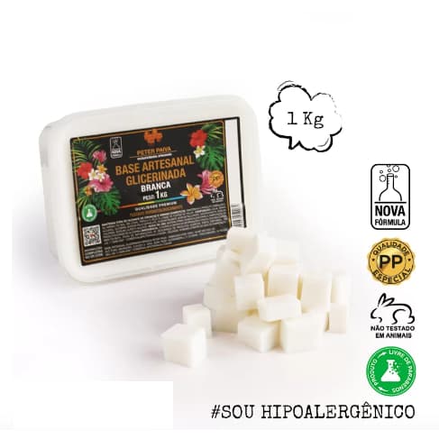 Base Glicerinada Sabonete 4kg Peter Paiva ORIGINAL