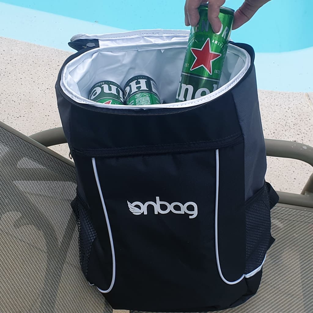 Mochila Térmica Viagem Trip Cooler Pra Bebidas Cerveja Comida E Afins - PVC a Solda Anti Vazamento