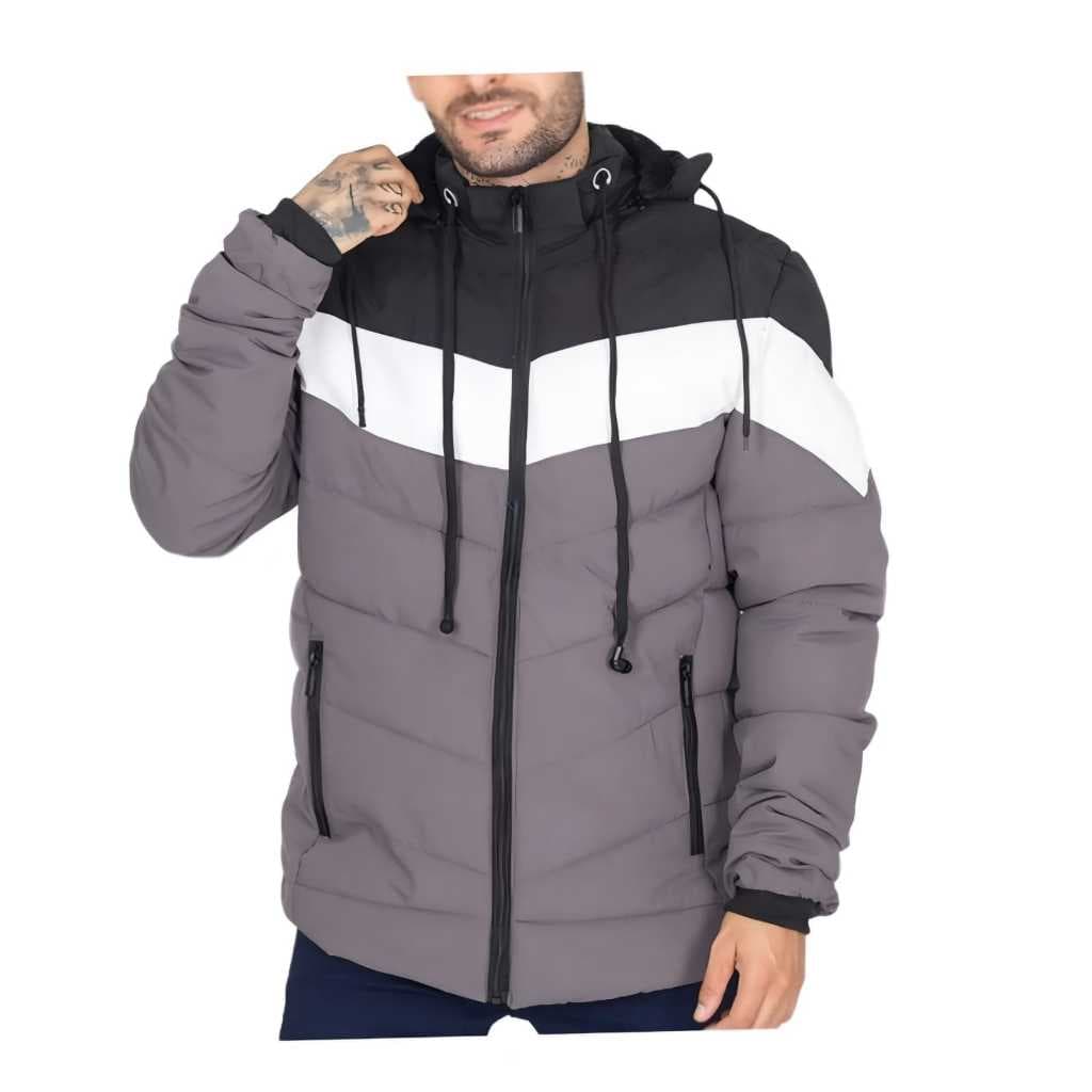 bobojaco masculino impermiavel forrada acolchoada com fone