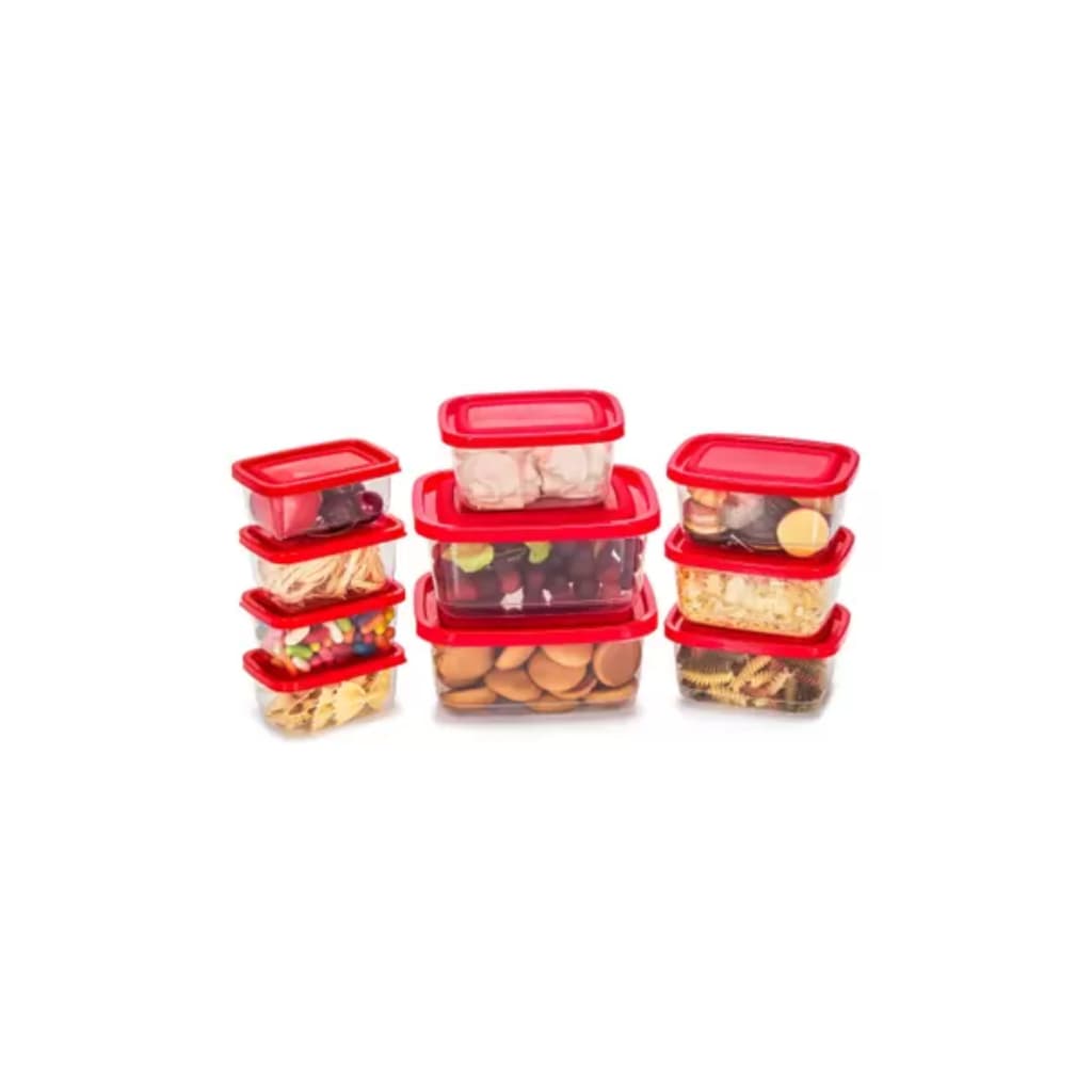 Kit cozinha economico, kit de potes, kit de potes transparente 10 peças