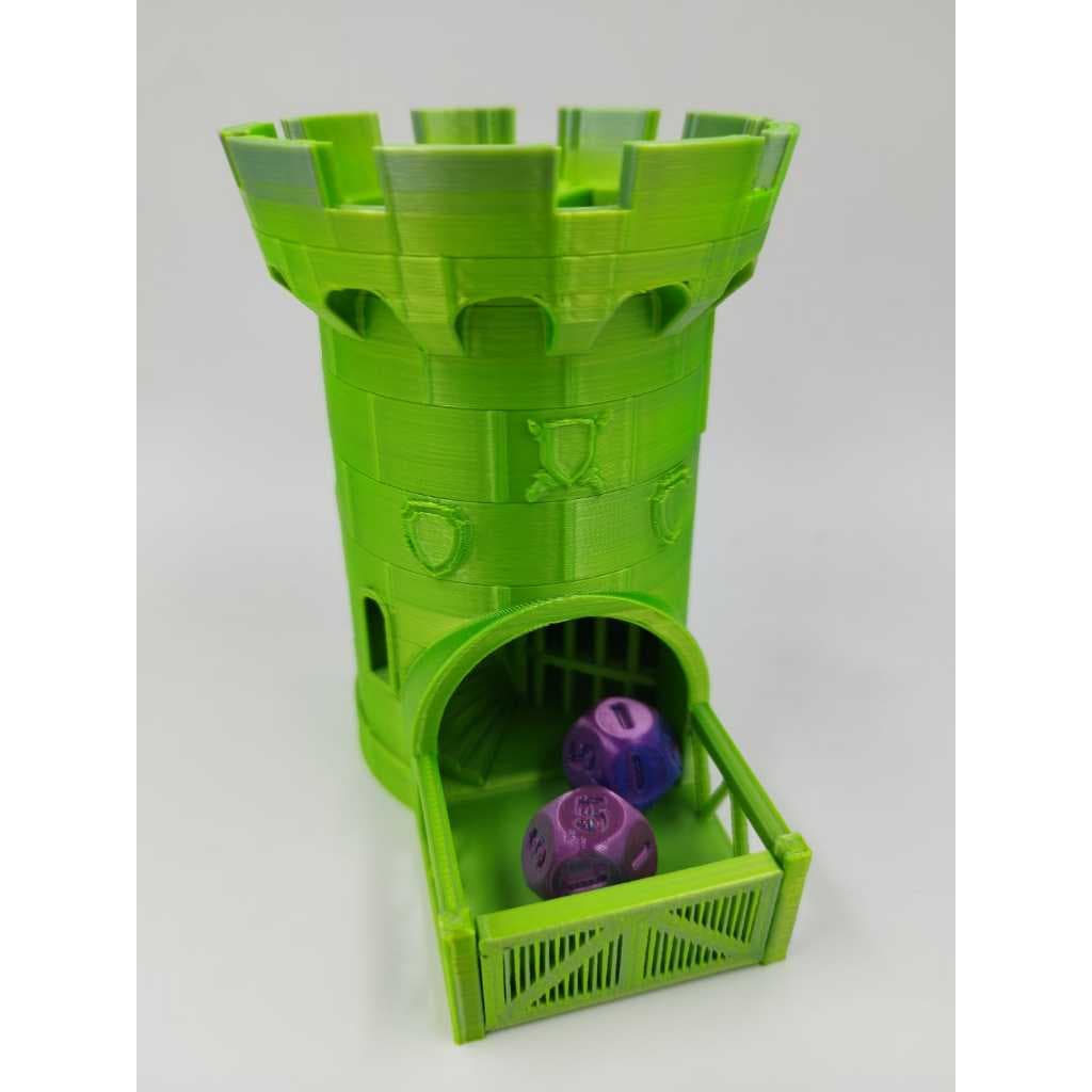 Torre de Dados RPG Estilo Castelo Medieval mini castelo