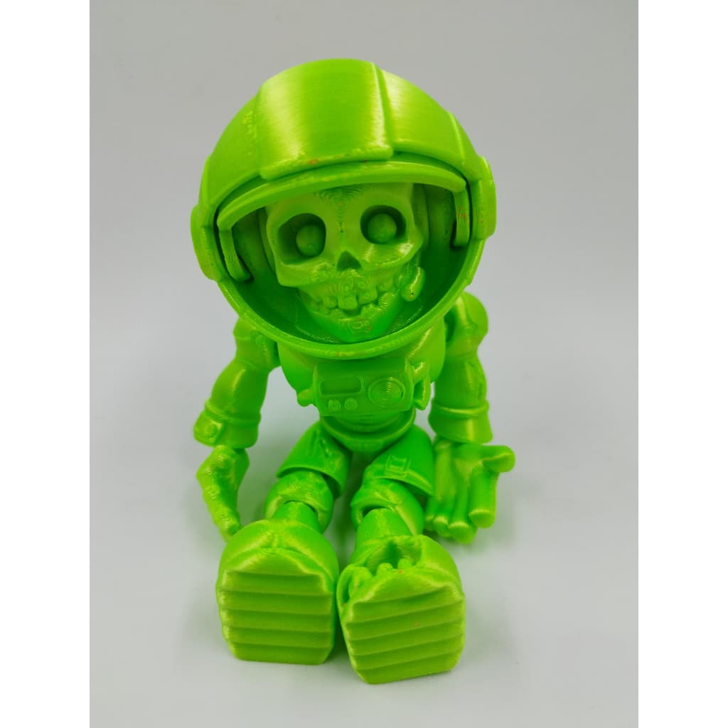 Astronalta caveira articulado Brinquedo de Plástico 3D