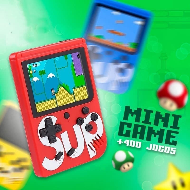 Mini Game Retrô Portatil Nintendo 400 Jogos Antigos Anos 80 Vídeo Game Portátil Game Box Lcd Colorido Para Crianças Jogos