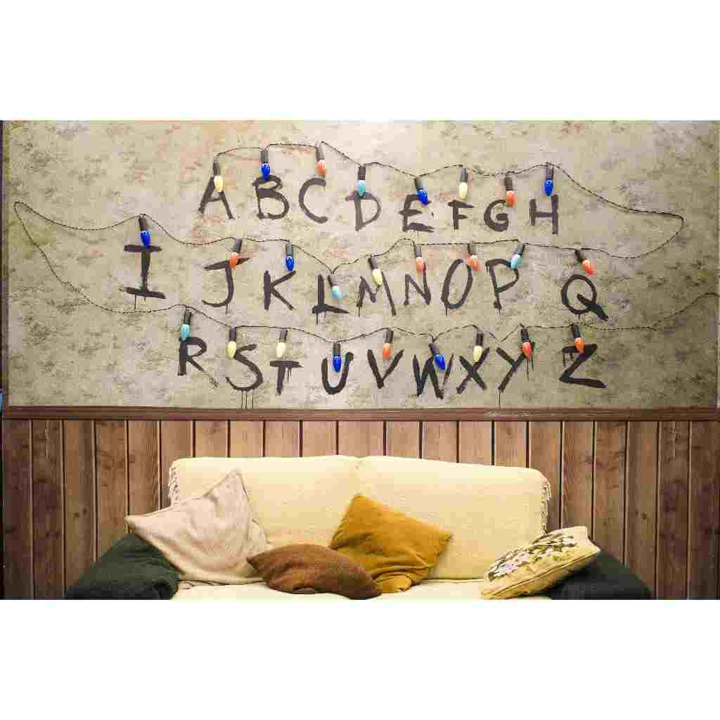 Painel festa decorativo so um bolinho aniversario sofa stranger