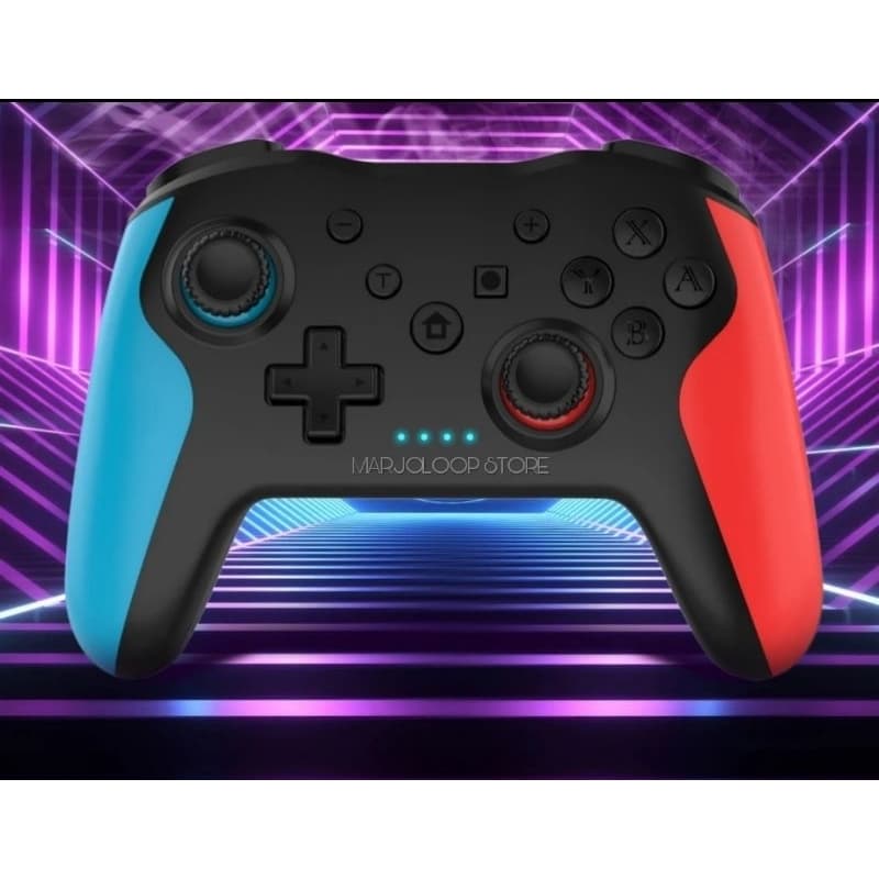 Controle sem fio Bluetooth compatível com Nintendo Switch, PS3, Android, PC, Smart TV, Joystick Gamepad