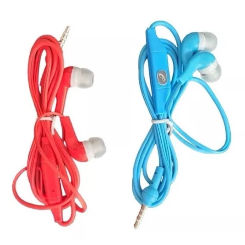 FONE DE OUVIDO P2 COLORIDO PONTA DE SILICONE SEM MICROFONE