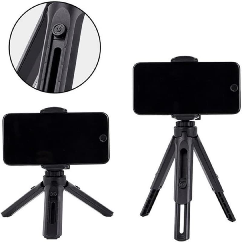 Mini Tripé Suporte Para Celular Smartphone Universal De Mesa Articulado Tripod