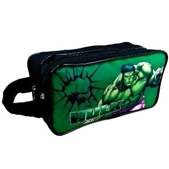Estojo Escolar 2 Divisórias Hulk Menino Envio em 24 horas