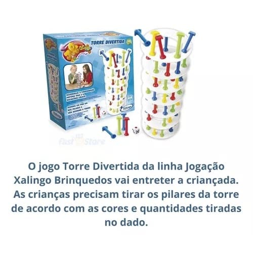 Jogo Infantil Torre Divertida Xalingo