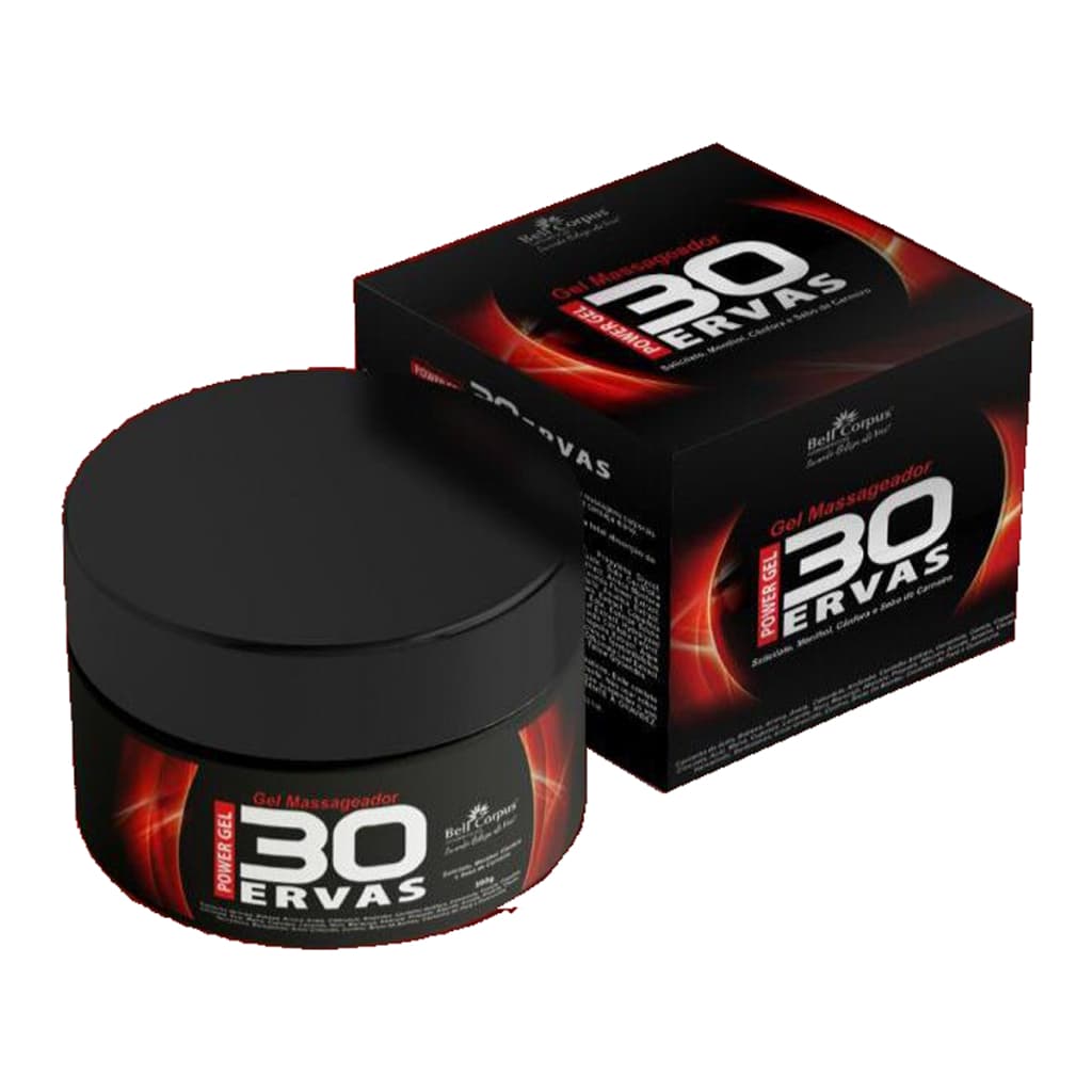 Gel Massageador 30 Ervas Power 300g - BellCorpus