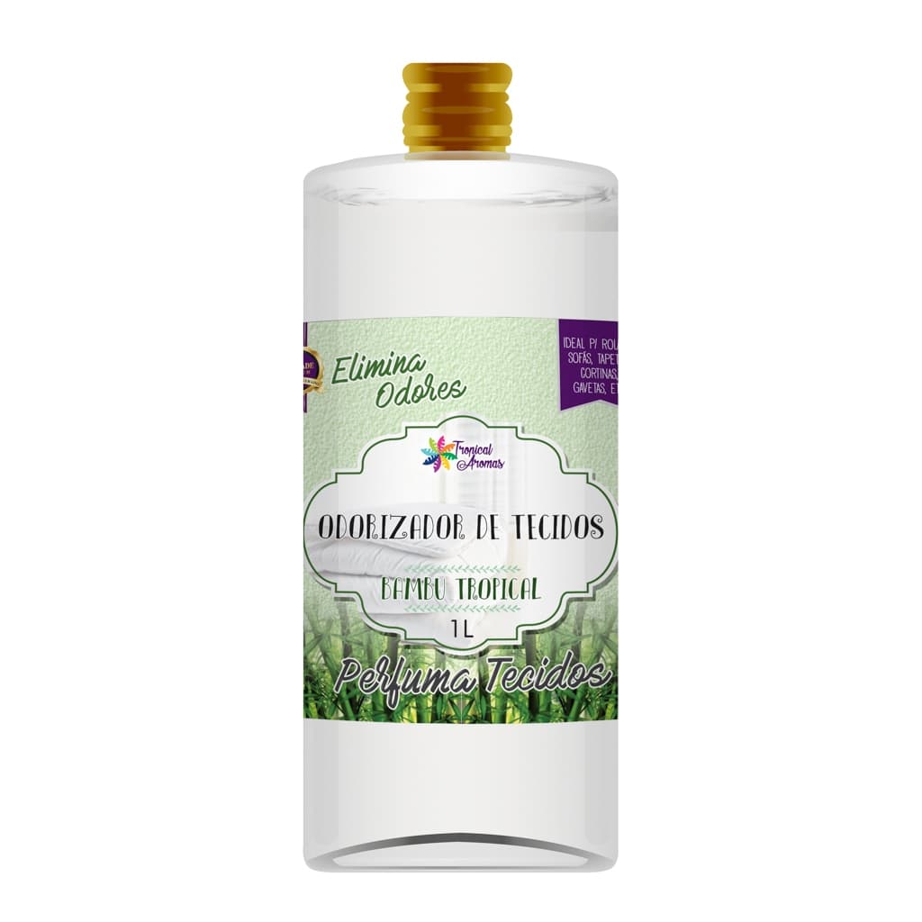 Refil 1 Litro Odorizador de Tecido Bambu Tropical Aromas