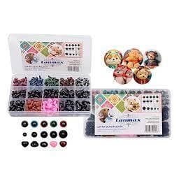 Kit Olhos E Nariz Para Pelúcia E Amigurumi Colorido 280 Peças