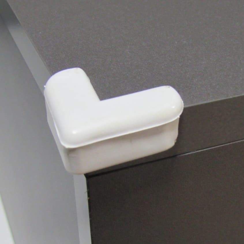 Kit 8 Protetor De Quina Silicone Mesa Unidades Segurança Para Crianças E Bebes Proteção 8 unidades