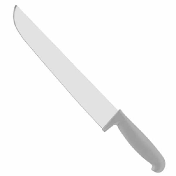 Faca Para Açougueiro churrasqueiro peixeiro cozinheiro 12/p Aço Inox 44cm