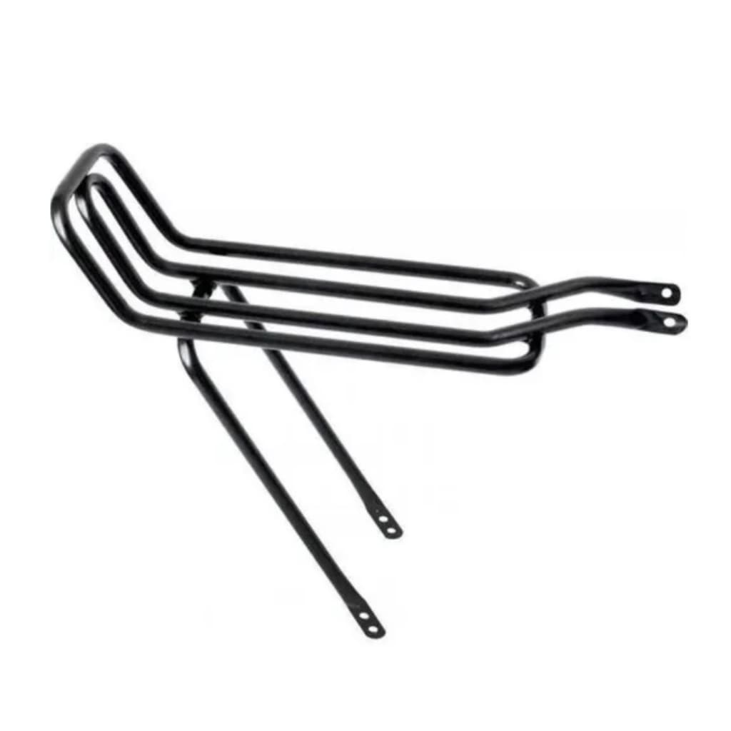 Bagageiro Garupa Articulado Rabetão Resistente Para Bike Aro 26 24 20 Articulado Preto / Cromado