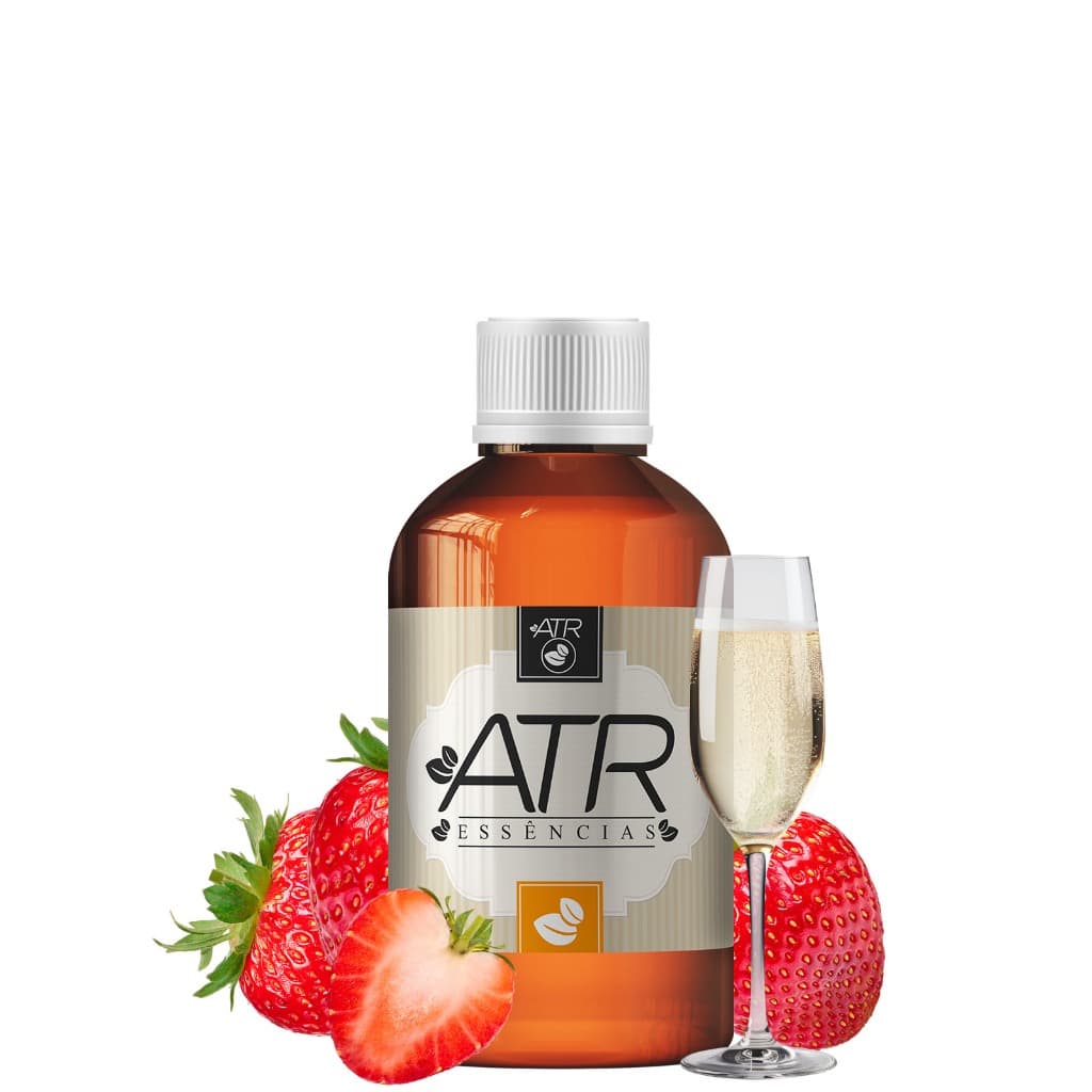 Essência Aromática Concen Hidro (Água) Cosmético Aromatizador - Morango com Champanhe 100ml