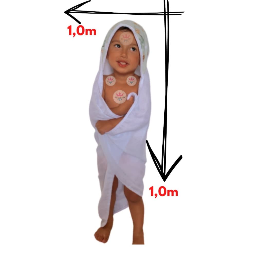 KIT 2 Toalha de banho bebê com CAPUZ de fralda, fralda dupla nova américa 100% algodão, recém nascido