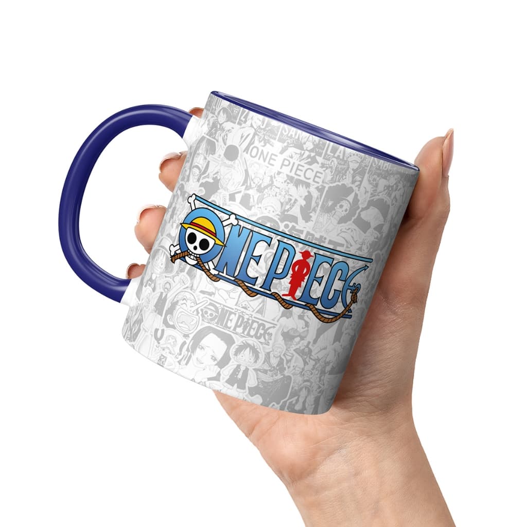 Caneca One Piece Serie Luffy Monkey Anime Piratas Porcelana Xícara Lufy Zoro Roronoa Tina Chopper Chibi