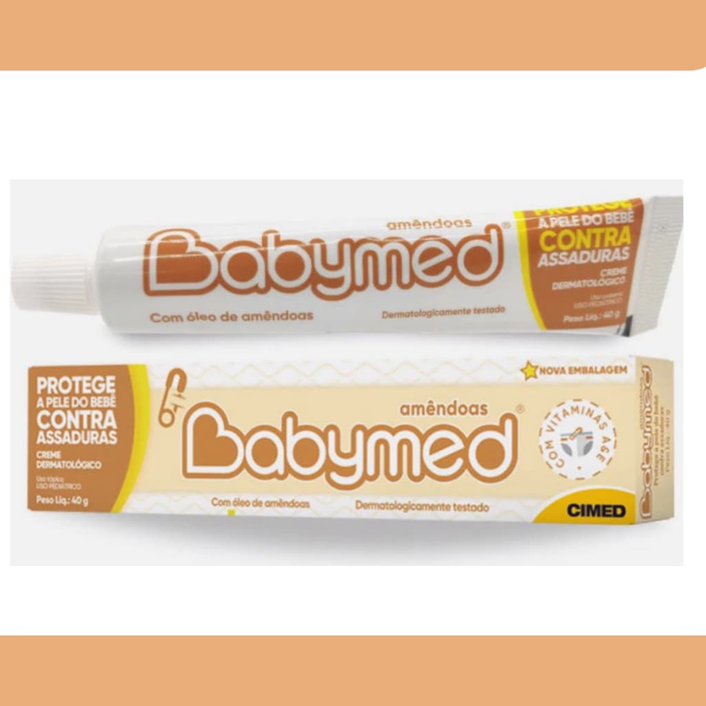 Pomada Babymed Amendôas Creme Para Prevenção de Assaduras 40g