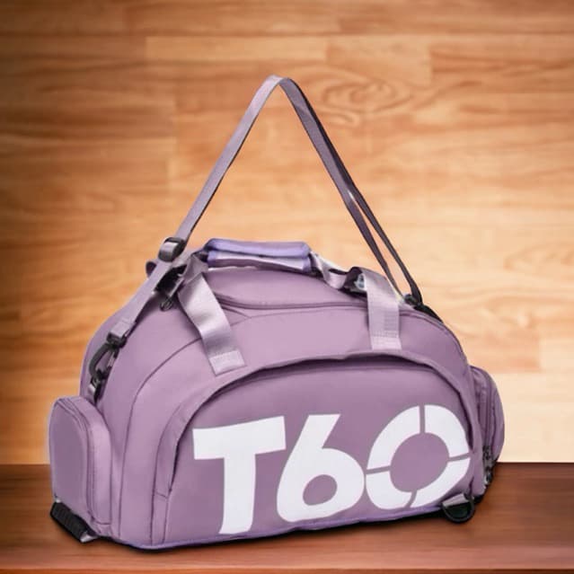 Bolsa  Academia Fitness Esporte Viagem Impermeável Mochila Cinza