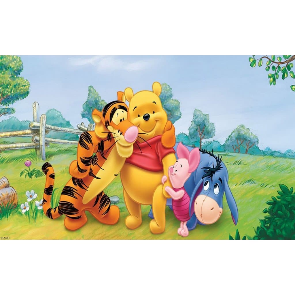 Painel festa decorativo ursinho poof urso pooh