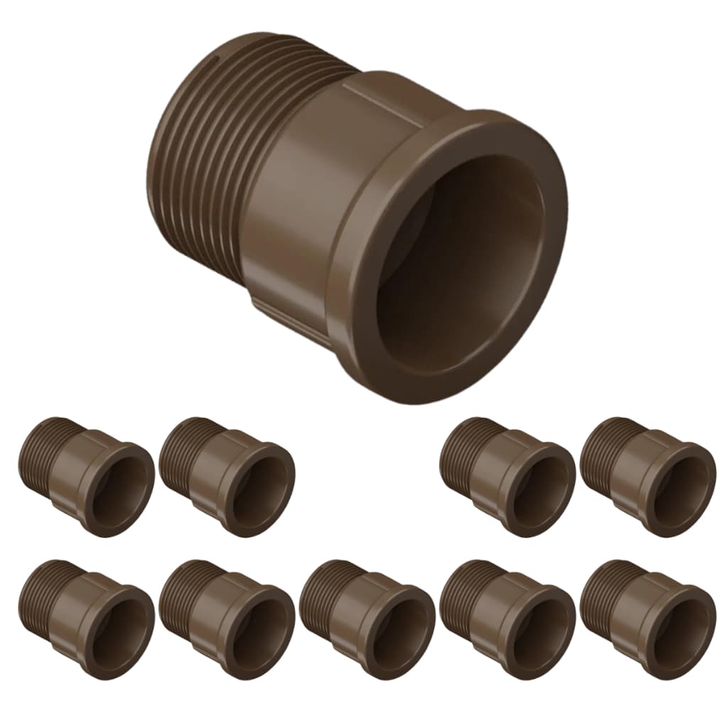 Kit 10 Adaptador Pvc Soldável Fortlev 25mm X 3/4