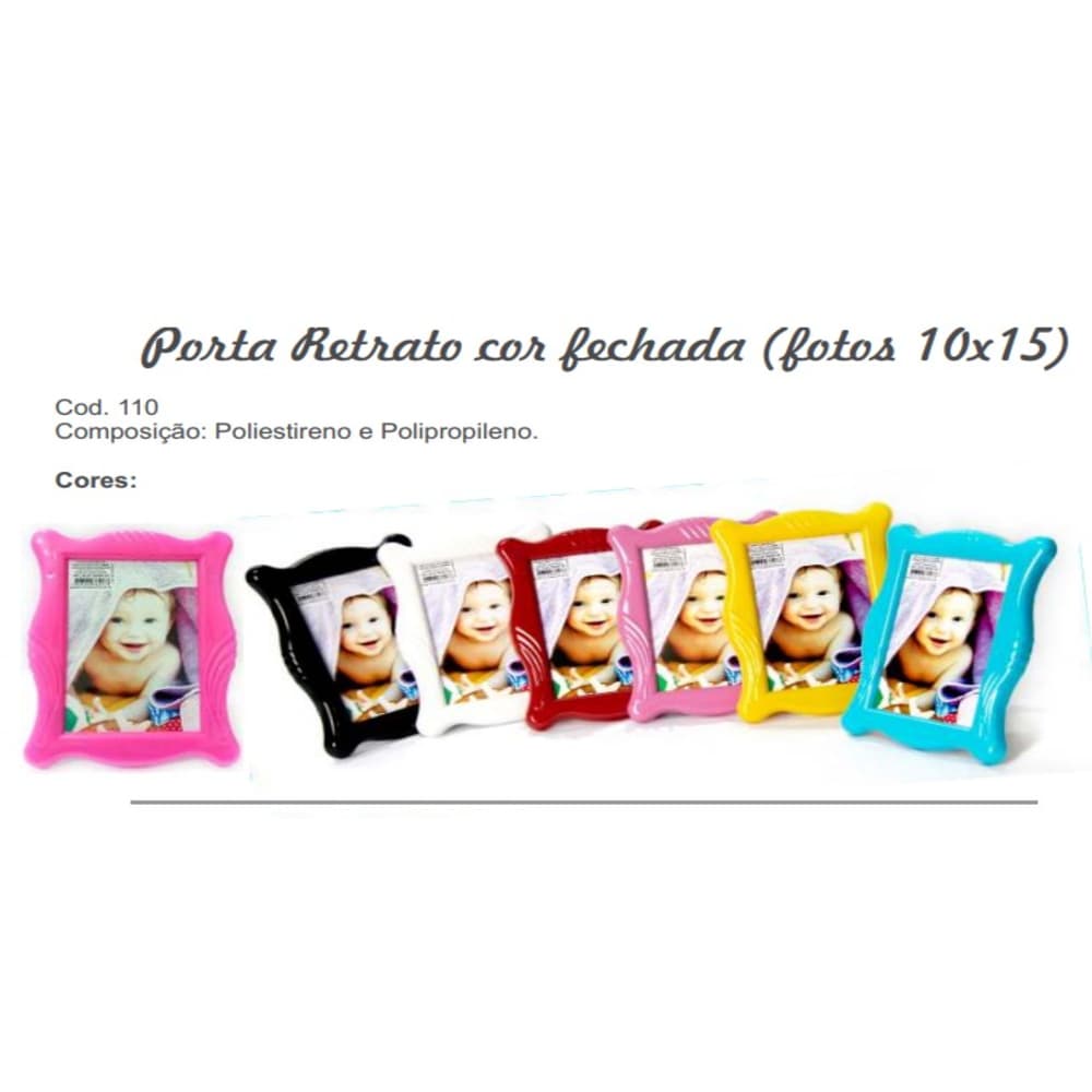 Kit 90 Porta Retratos Plástico Reforçado 10x15 Pronta Entrega