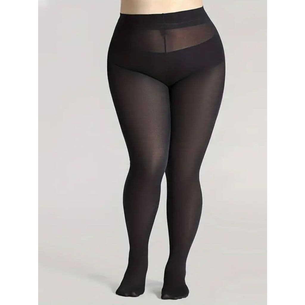 Kit 2 Meia Calça Preta Trifil  Fio 40 Plus Size