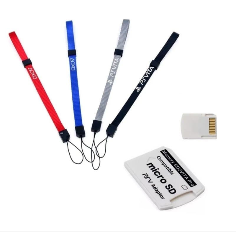Sd2vita Pro Adaptador + Correia alça de mão para Ps Vita