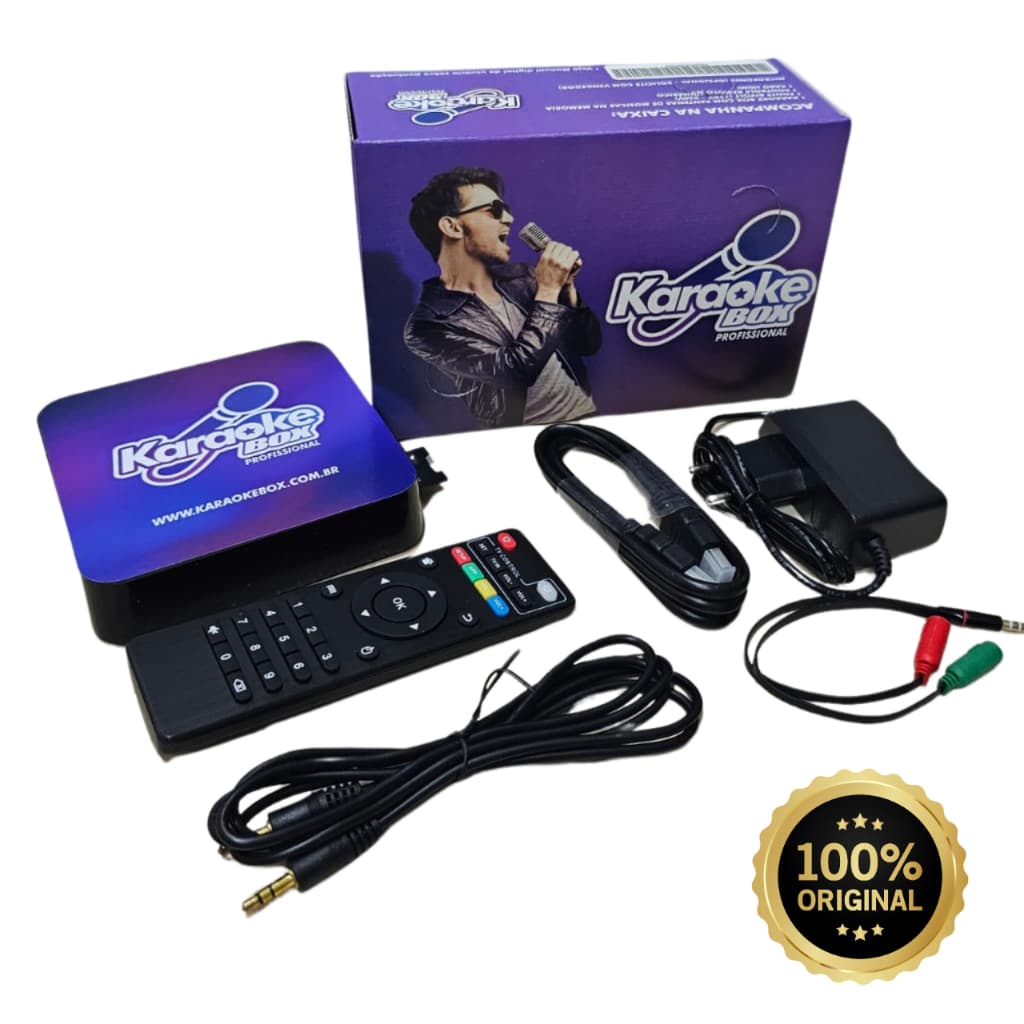 Melhor Karaoke Do Momento KaraokeBox Com Centenas de Músicas Na Memória