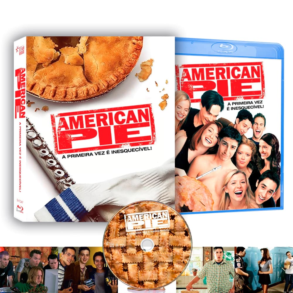 Blu-ray American Pie 1 A Primeira Vez é inesquecível  - Edição De Colecionador (Duas Versões do Filme)