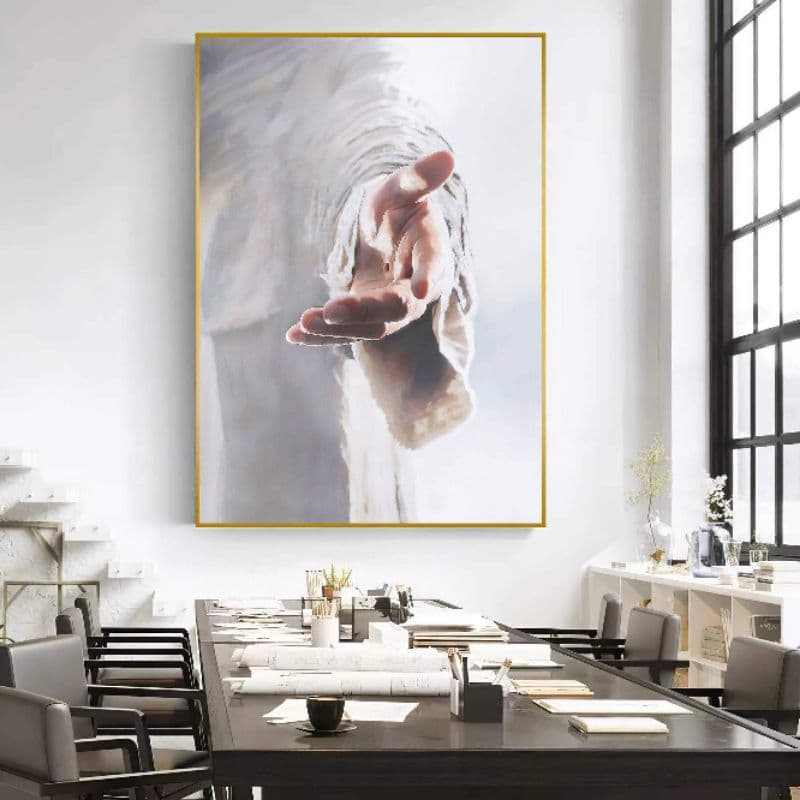 Quadro Decorativo Mãos de Esperança 70x50cm