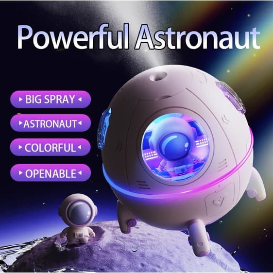Umidificador e Difusor Ultrassônico Astronauta