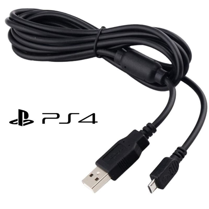 Cabo Para Carregar Controle para Ps4 Sony Com Filtro Envio Imediato v8