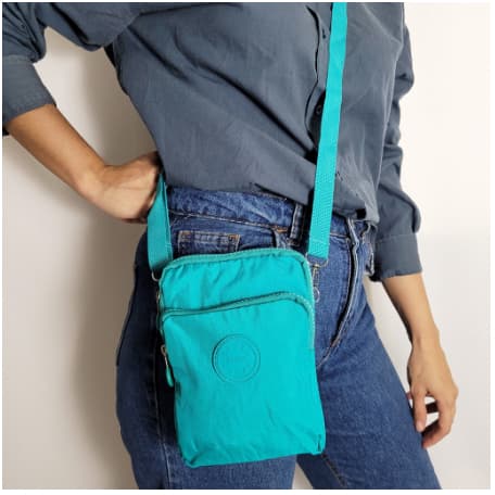 Mini Bolsa Shoulder Bag Alça Transversal Modelo Sport Small Unissex Bolsa com Alça Diária Casual