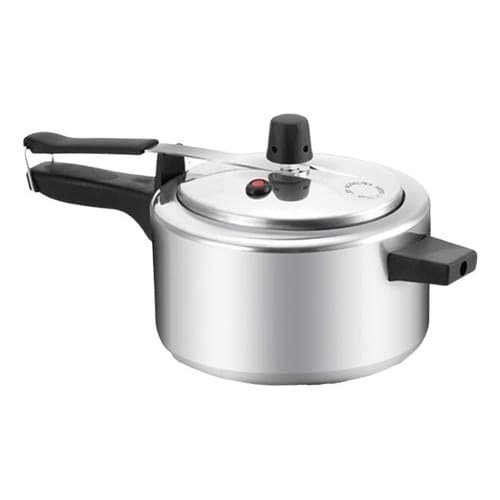 Panela Pressão 4,5l Aluminio Polido Média Promocao