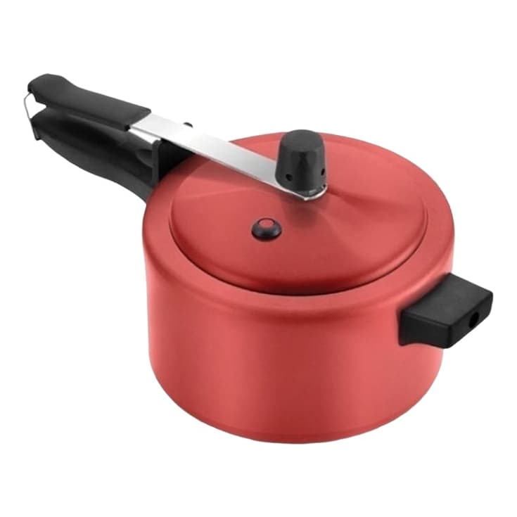 Panela Pressão Antiaderente 2,5l Teflon Aluminio Pequena pequenos defeitos