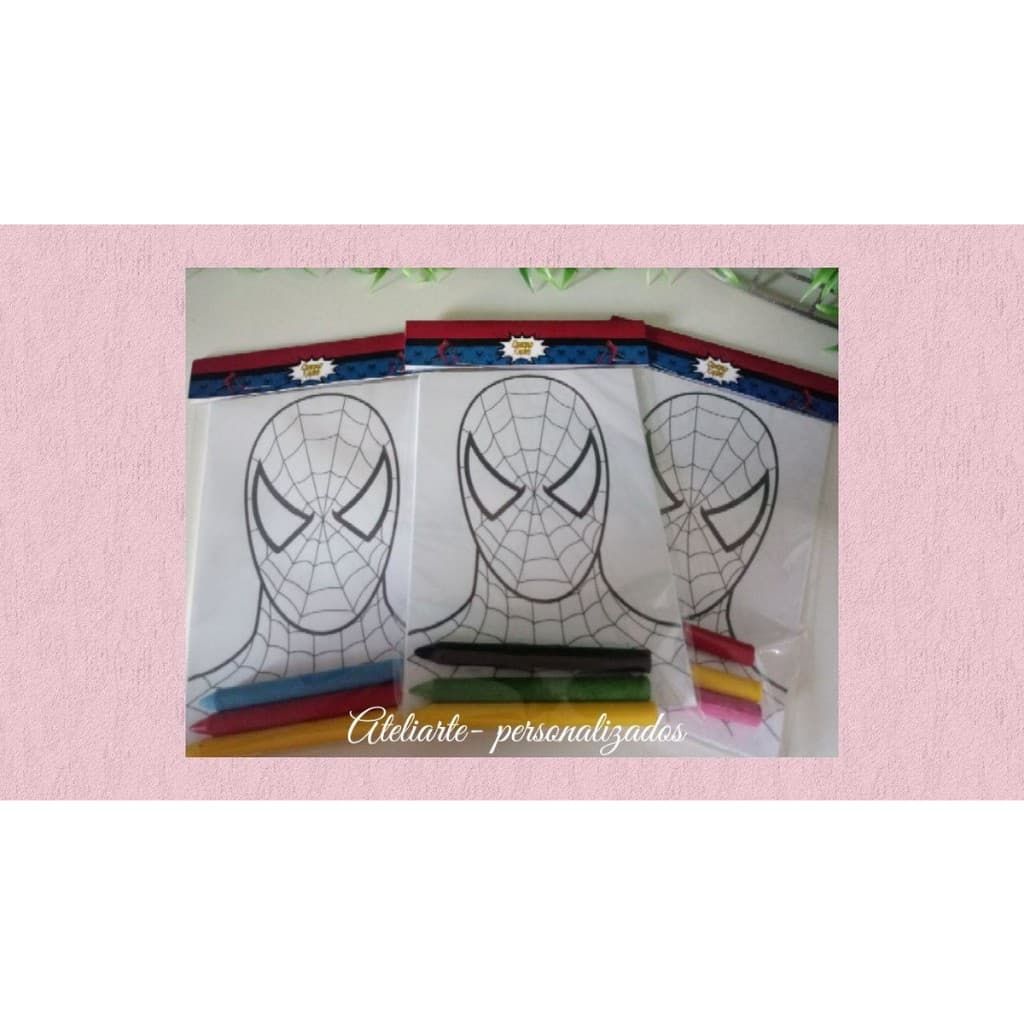 KIT COLORIR HOMEM ARANHA