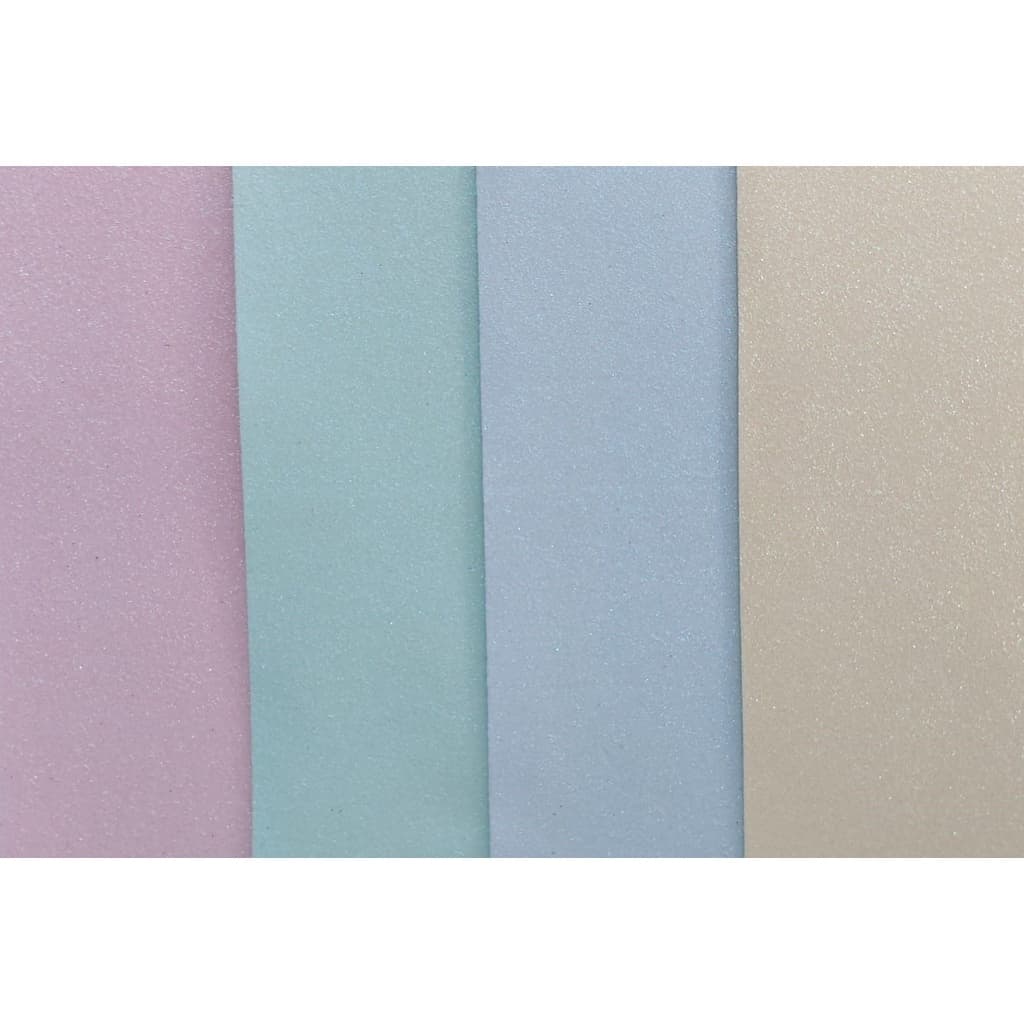Pacote de Eva Com 5 Folhas  40x60cm - Glitter - Pastel  - Make +