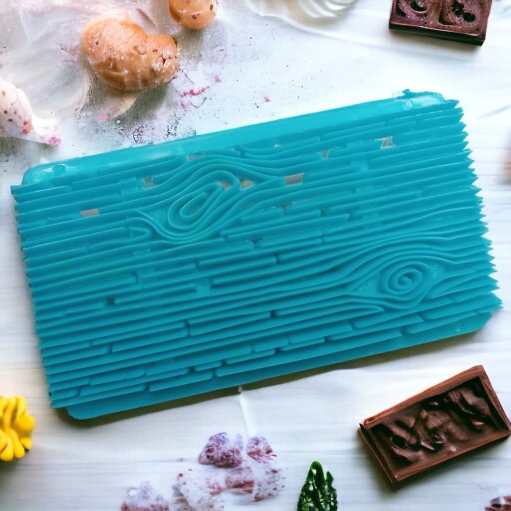 Marcador Texturizador Madeira Biscuit Pasta Americana Confeitaria Artesanato