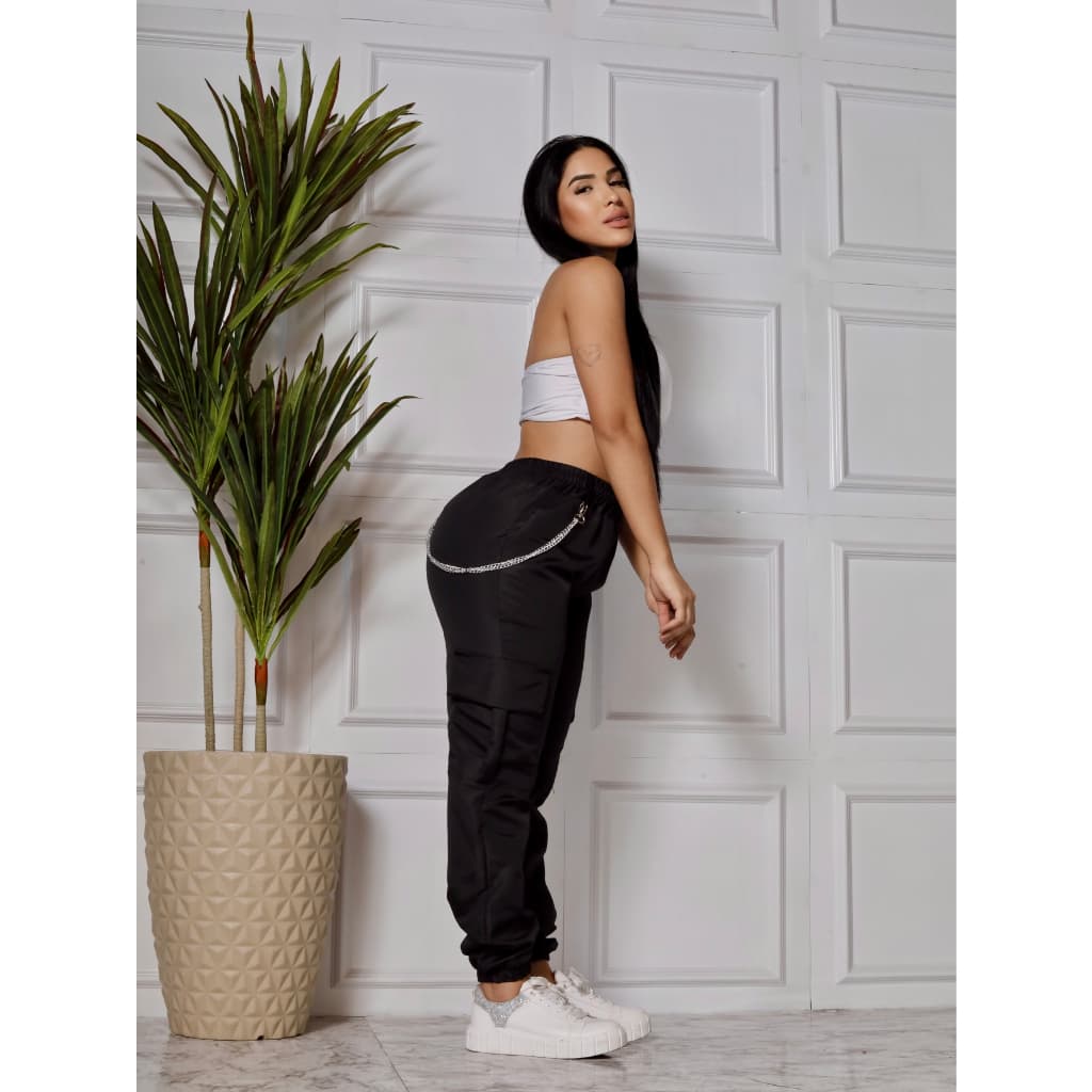 Calça Jogger Feminina Calça Jogger Masculina Calça Jogger Unissex Calça Jogger Tactel Calça Cargo Fita Blogueira Calça Corta Vento