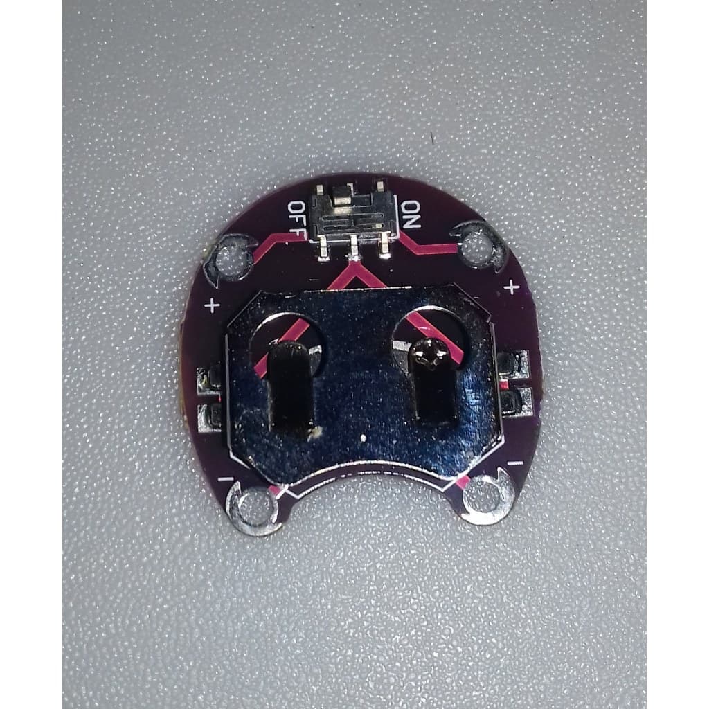Módulo Suporte Bateria Cr2032 Para Lilypad